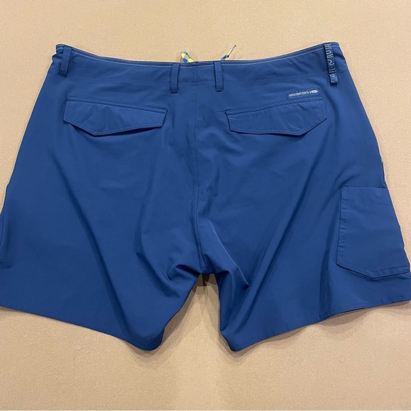 Men’s AFTCO Polyester/Elastane Navy Blue Shorts Size 40 - Picture 4 of 11